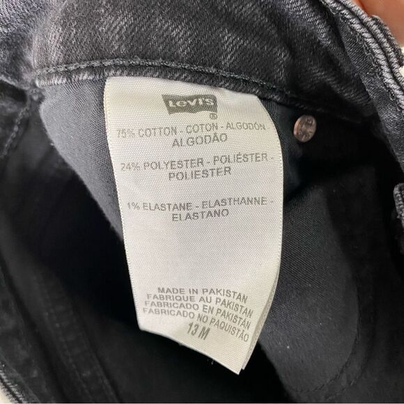 Levi's Jeans Women’s 13M Black Y2K 518 Superlow Bootcut Flare Denim 5 Pockets - Picture 10 of 10